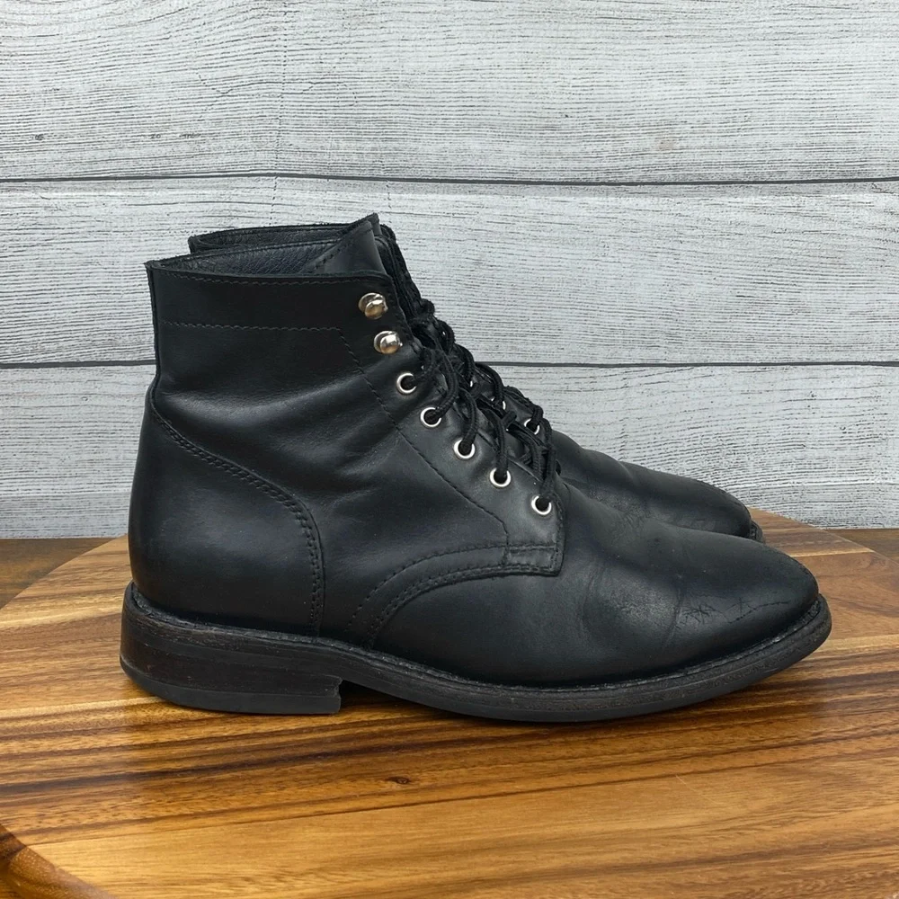 Thursday Boot Co President Black Matte Lace Up Boots Men’s Shoe Size 8